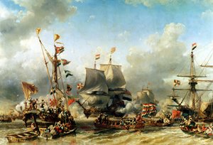 O embarque de Ruyter e William de Witt em 1667, 1850-51